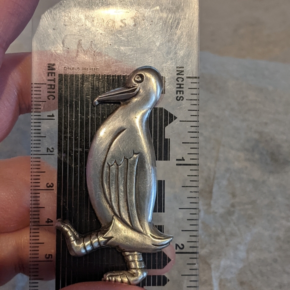 Antique Sterling Duck Lapel pin Collectors item! - Picture 2 of 11